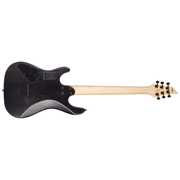 Cort KX300 Etched Mahogany Body Pau Ferro Electric Guitar With Bag - Etched Black Red (KX 300)