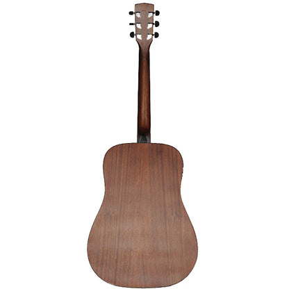 Cort Earth60 Dreadnought Solid Top Acoustic Guitar with Bag - Open Pore (Earth 60)