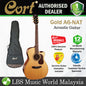 Cort Gold-A6 Auditorium Full Solid Acoustic Electric Guitar with Bag - Natural Glossy (Gold A6)
