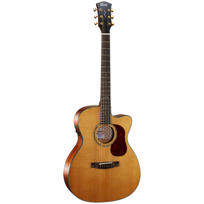 Cort Gold-OC6 Orchestra Full Solid Acoustic Electric Guitar with Bag - Natural Satin (Gold OC6)