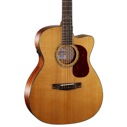 Cort Gold-OC6 Orchestra Full Solid Acoustic Electric Guitar with Bag - Natural Satin (Gold OC6)
