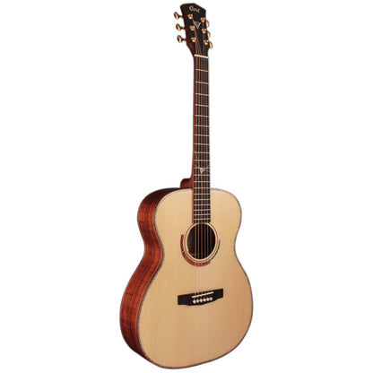 Cort Abstract Limited Orchestra Full Solid Acoustic Electric Guitar with Case - Natural
