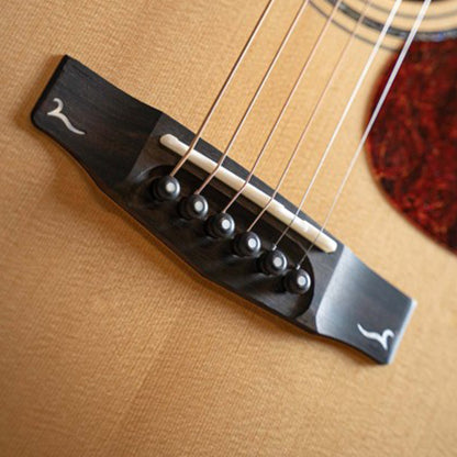 Cort Gold-A6 Bocote Auditorium Full Solid Acoustic Electric Guitar with Bag - Natural Glossy (Gold A6)