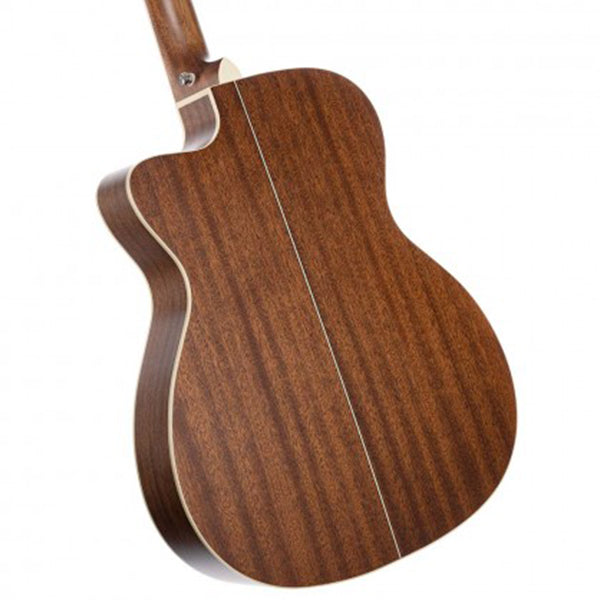 Cort L710F OM Solid Top Acoustic Electric Guitar with Bag - Natural Satin