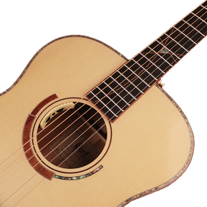 Cort Abstract Limited Orchestra Full Solid Acoustic Electric Guitar with Case - Natural