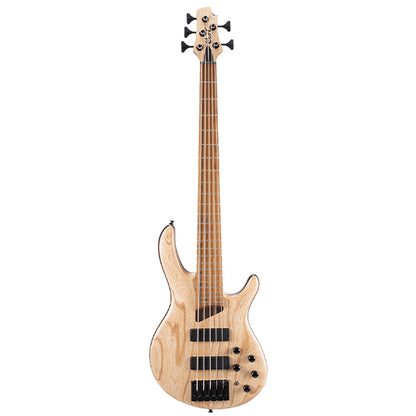 Cort B5 Element 5 String Electric Bass Guitar - Open Pore Natural (B5E)
