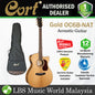 Cort Gold-OC6 Bocote OM Full Solid Acoustic  Electric Guitar with Bag - Natural Glossy (Gold OC6)