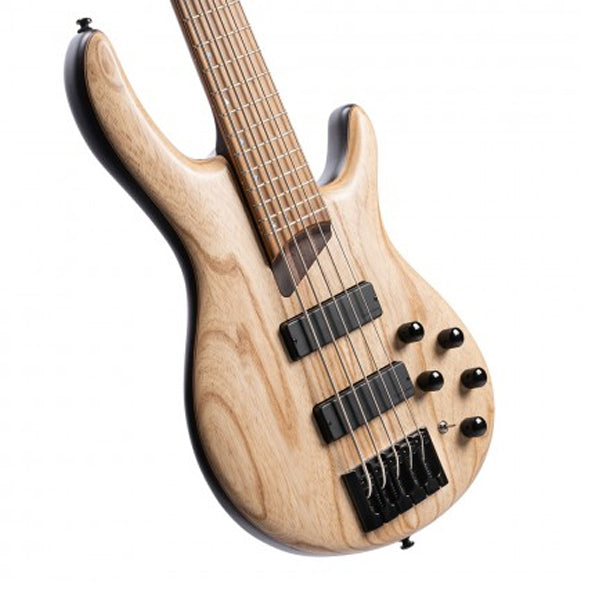 Cort B5 Element 5 String Electric Bass Guitar - Open Pore Natural (B5E)