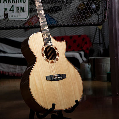 Cort Puzzle LE SFX Full Solid Acoustic Electric Guitar with Bag- Natural Glossy