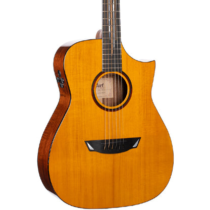 Cort Luxe II Concert Acoustic Electric Guitar with Gig Bag - Natural Glossy