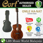 Cort OM-LE KA Limited Edition OM Full Solid Hawaiian Koa Acoustic Electric Guitar with Case - Natural Glossy (OMLE OM LE)