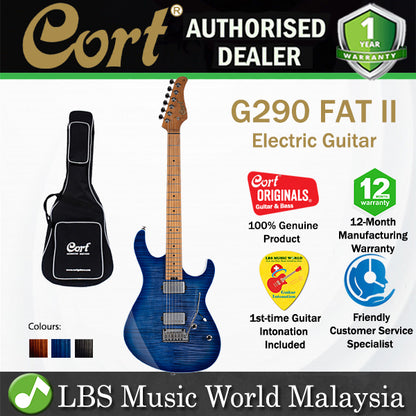 Cort G290 FAT II Electric Guitar with Roasted Maple Fingerboard And Tremolo (G 290)