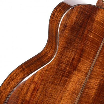 Cort OM-LE KA Limited Edition OM Full Solid Hawaiian Koa Acoustic Electric Guitar with Case - Natural Glossy (OMLE OM LE)