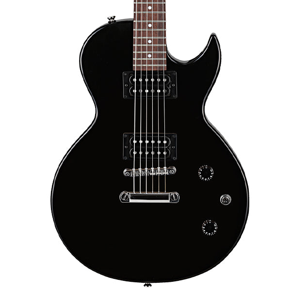 Cort CR50 Classic Rock Electric Guitar Jatoba Fretboard and HH Pickup with Bag - Black (CR 50)