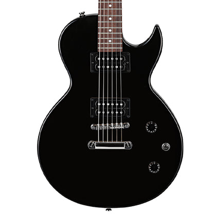 Cort CR50 Classic Rock Electric Guitar Jatoba Fretboard and HH Pickup with Bag - Black (CR 50)