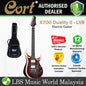 Cort X700 Duality II Electric Guitar With Fishman HH Pickup and Flamed Maple Top - Lava Burst (X 700)