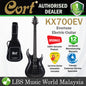 Cort KX700 EverTune Electric Guitar Ash Top and  Seymour Duncan HH Pickup With Bag - Open Pore Black (KX700EV)