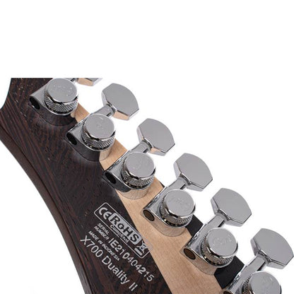 Cort X700 Duality II Electric Guitar With Fishman HH Pickup and Flamed Maple Top - Lava Burst (X 700)