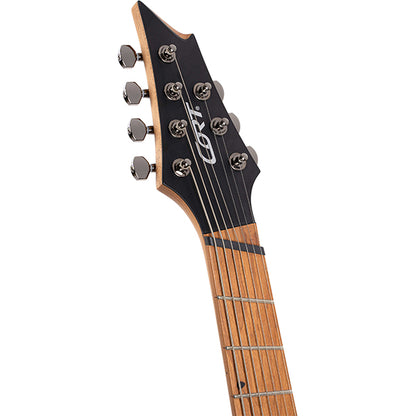 Cort KX307 Multi Scale 7 String Electric Guitar Roasted Maple Fretboard and HH Pickup with Bag (KX 307)