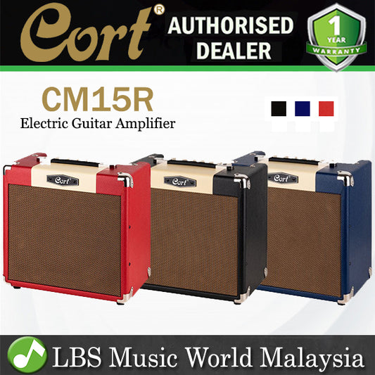 Cort CM15R 15 Watt Electric Guitar Amp Combo Speaker Amplifier (CM15 R)
