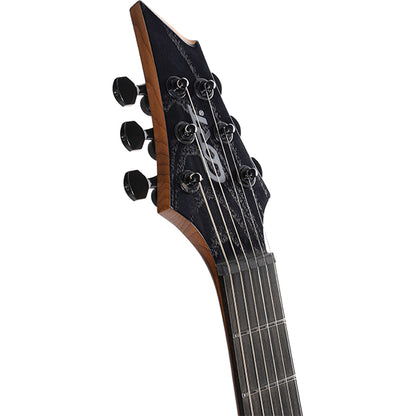 Cort KX700 EverTune Electric Guitar Ash Top and  Seymour Duncan HH Pickup With Bag - Open Pore Black (KX700EV)