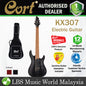Cort KX307 Multi Scale 7 String Electric Guitar Roasted Maple Fretboard and HH Pickup with Bag (KX 307)