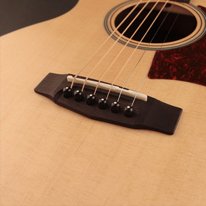 [Discontinued] Cort Little CJ Walnut 3/4 Jumbo Solid Top Sitka Spruce Acoustic Electric Guitar - Open Pore Walnut