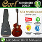 Cort SFX-Myrtlewood Solid Top Torrefied Acoustic Electric Guitar With Bag - Brown Gloss (SFX Myrtlewood)