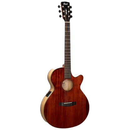 Cort SFX-Myrtlewood Solid Top Torrefied Acoustic Electric Guitar With Bag - Brown Gloss (SFX Myrtlewood)