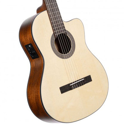 Cort AC120CE Spruce Top Classical Guitar With Bag and Pickup - Open Pore (AC120 CE)