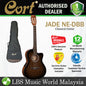 Cort Jade E Nylon Classic Cutaway Spruce Top Classical Guitar With Bag and Pickup - Dark Brown Burst