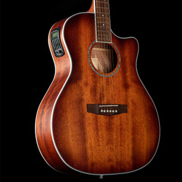 Cort GA-MEDX M Auditorium Full Mahogany Acoustic Electric Guitar with Bag (GA MEDX GAMEDX)