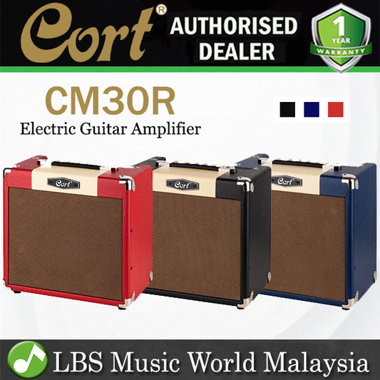 Cort CM30R 30 Watt Electric Guitar Amp Combo Speaker Amplifier with Bluetooth (CM30 R)