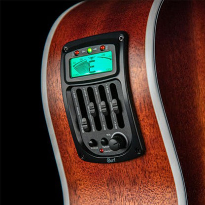 Cort GA-MEDX M Auditorium Full Mahogany Acoustic Electric Guitar with Bag (GA MEDX GAMEDX)