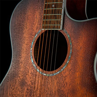 Cort GA-MEDX M Auditorium Full Mahogany Acoustic Electric Guitar with Bag (GA MEDX GAMEDX)