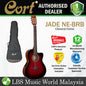 Cort Jade E Nylon Classic Cutaway Spruce Top Classical Guitar With Bag and Pickup - Burgundy Red Burst