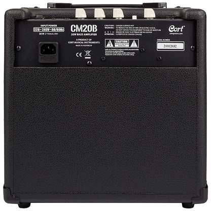 Cort CM20B 20 Watt Electric Bass Guitar Amplifier Combo Speaker Amp (CM20 B)