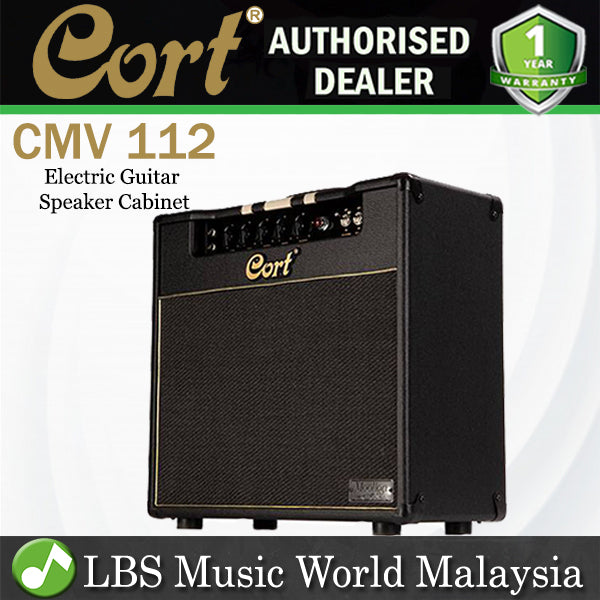 Cort CMV112 Tube Craft 30 Watt 12 inch Electric Guitar Speaker Cabinet (CMV 112)