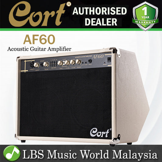 Cort AF60 60 Watt Acoustic Guitar Amplifier Combo Speaker Amp (AF 60)