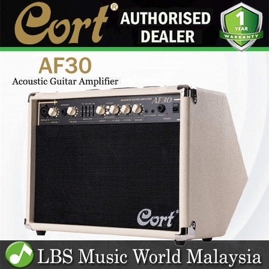 Cort AF30 30 Watt Acoustic Guitar Amplifier Combo Speaker Amp (AF 30)