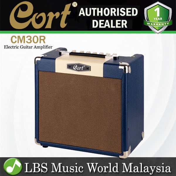 Cort CM30R 30 Watt Electric Guitar Amp Combo Speaker Amplifier with Bluetooth (CM30 R)