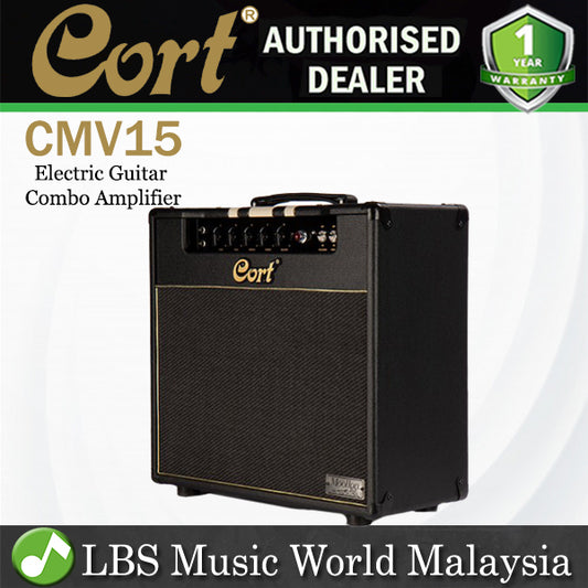Cort CMV15 Tube Craft 15 Watt Electric Guitar Amp Combo Speaker Amplifier (CMV 15)