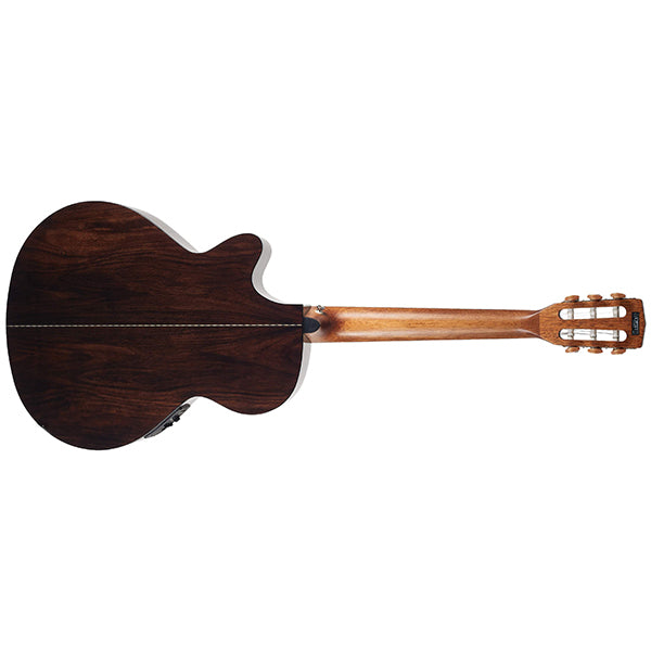 Cort CEC7 SFX Solid Top Red Cedar Classical Guitar With Bag and Pickup - Natural Glossy