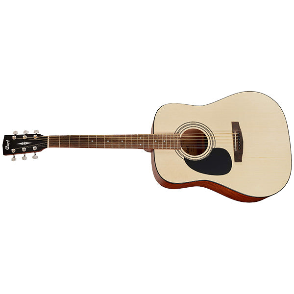 Cort AD810LH Left Handed Dreadnought Spruce Top Acoustic Guitar With Bag - Open Pore (AD810 LH)