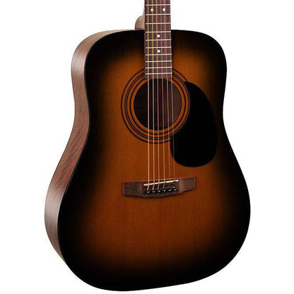 Cort AD810 Dreadnought Spruce Top Acoustic Guitar with Bag - Natural, Black & Sunburst (AD 810)-Satin Sunburst
