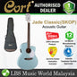 Cort Jade Classic Cutaway Body Mahogany Acoustic With Bag and Pickup - Sky Blue Open Pore