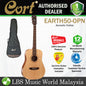 Cort Earth 50 7/8 Dreadnought Body Solid Spruce Top Acoustic Guitar With Bag - Open Pore Natural