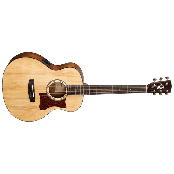 Cort Little CJ Adirondack 3/4 Jumbo Body Solid Adirondack Spruce Acoustic Electric Guitar With Bag