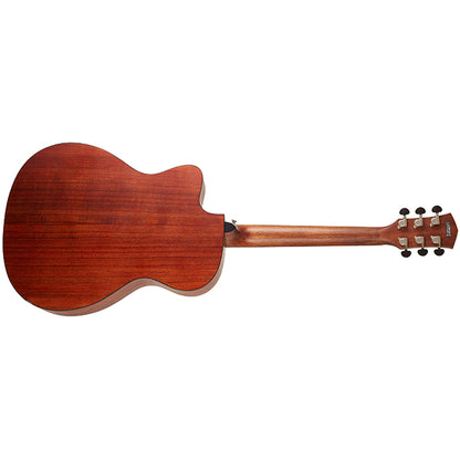 Cort Core OC OM Cutaway Body Full Solid Blackwood Acoustic Guitar With Bag - Open Pore Light Burst