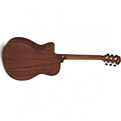 Cort Core OC Mahogany OM Cutaway Body Full Solid Acoustic Guitar With Bag - Open Pore Black Burst